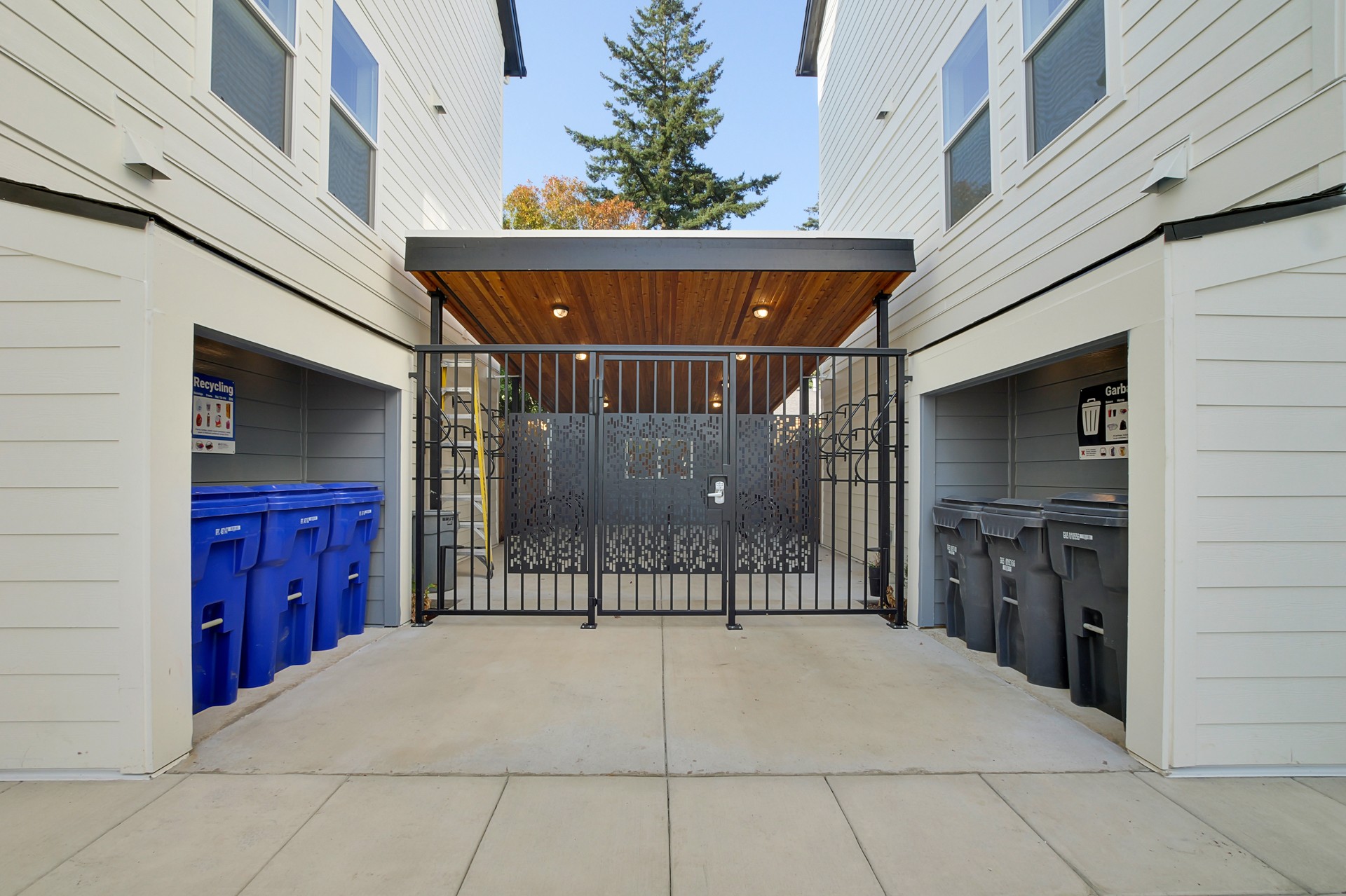 Keypad-secured gate