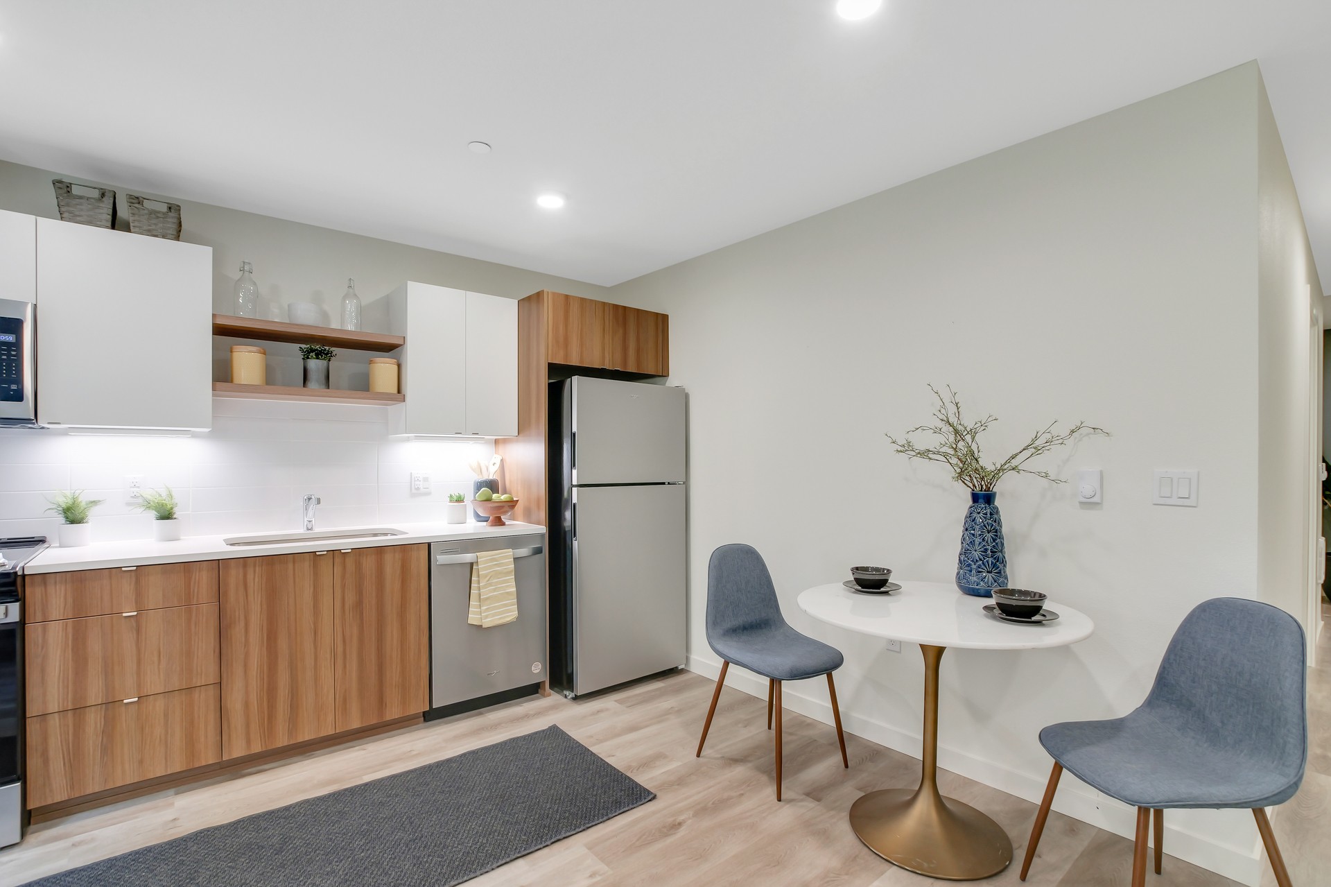Kitchen and dining nook